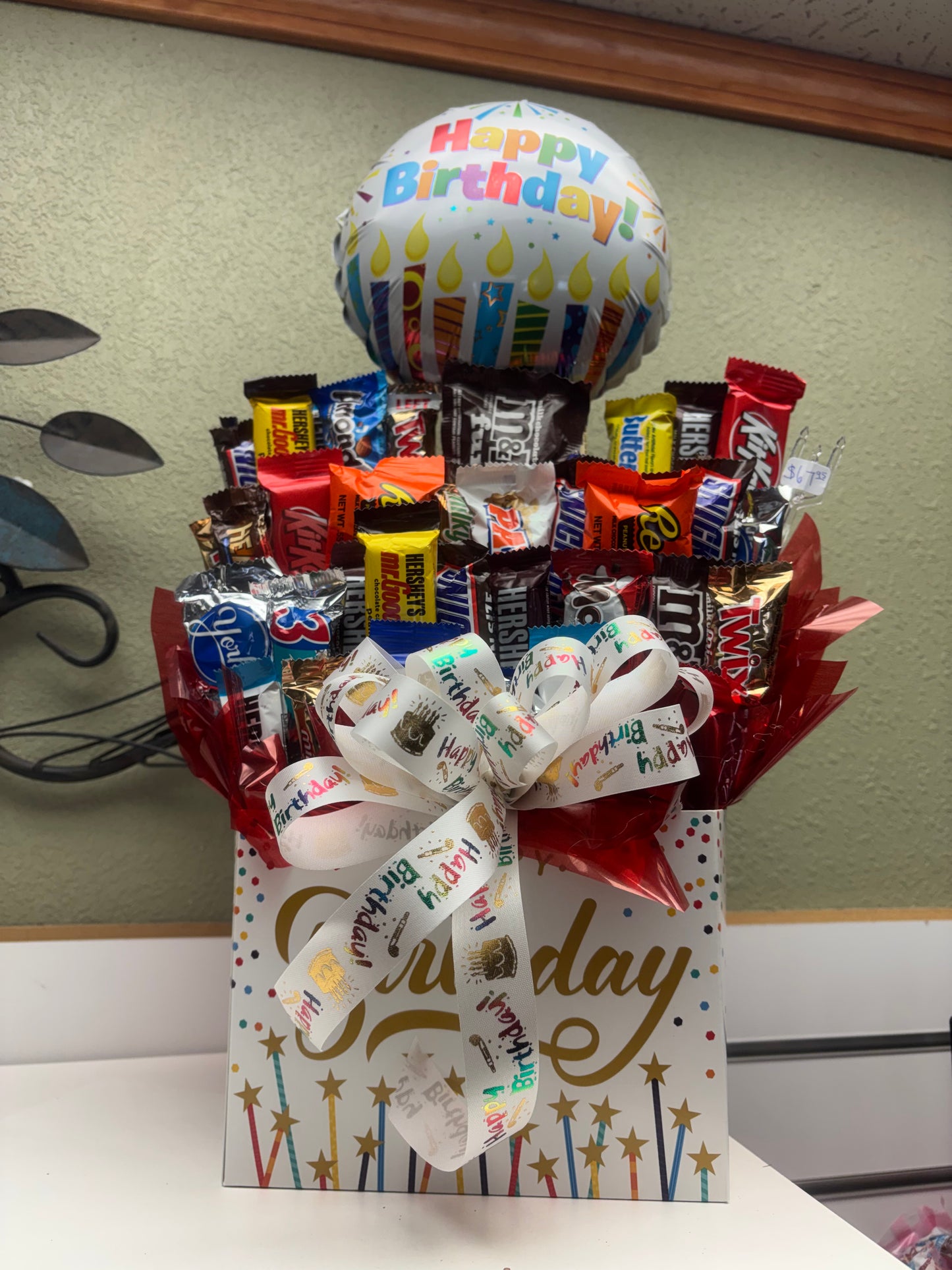 Large Happy Birthday Candy Bouquet