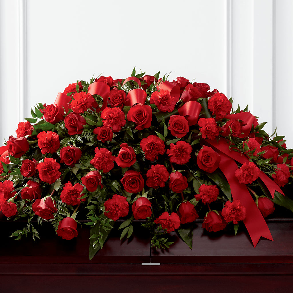 Tribute of Life Casket Spray – Broadway Gifts And Flowers, Farmington NM