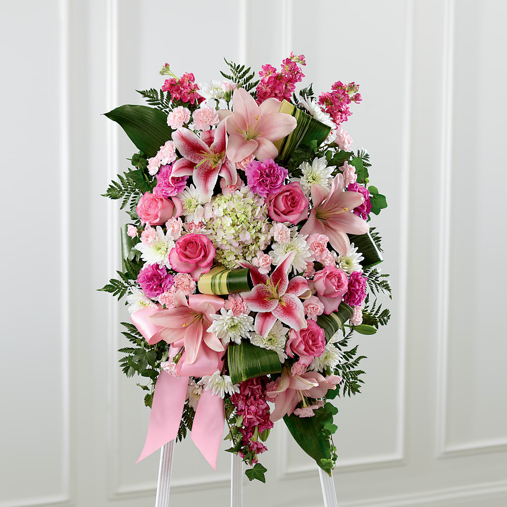 Comforting Standing Spray – Broadway Gifts And Flowers, Farmington NM