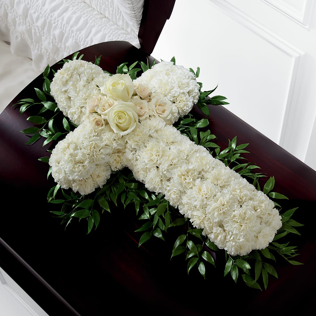 Peaceful Memories Casket Spray (Standard) – Broadway Gifts And Flowers, Farmington NM