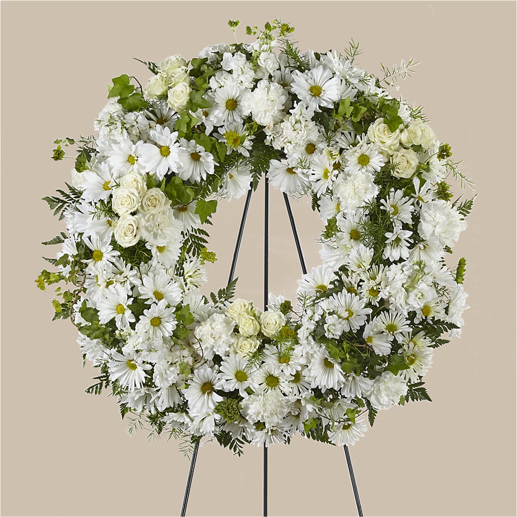 Faithful Wishes Wreath – Broadway Gifts And Flowers, Farmington NM