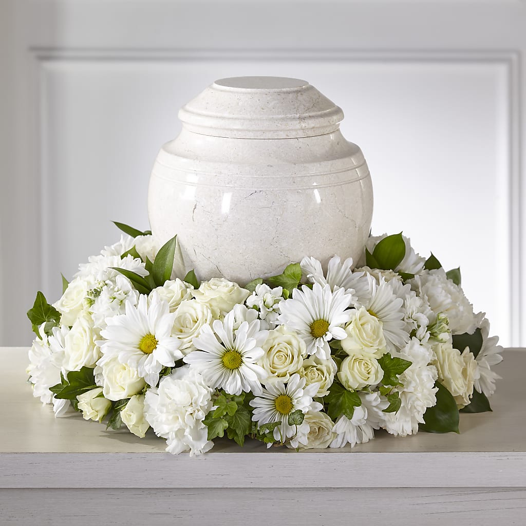 Ivory Gardens Cremation Adornment – Broadway Gifts And Flowers, Farmington NM