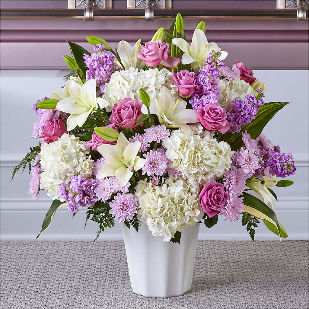 Heaven Sent Floor Basket – Broadway Gifts And Flowers, Farmington NM
