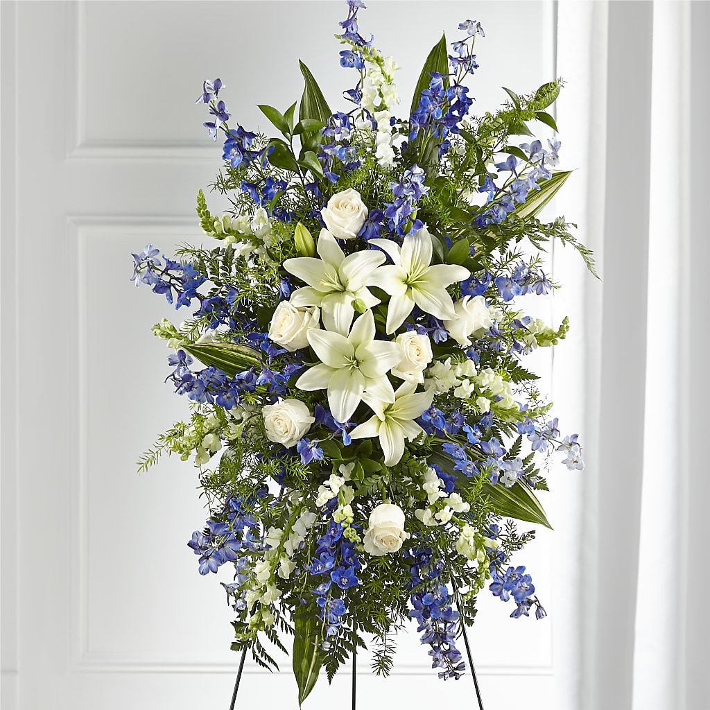 Faithful Friend Standing Spray – Broadway Gifts And Flowers, Farmington NM
