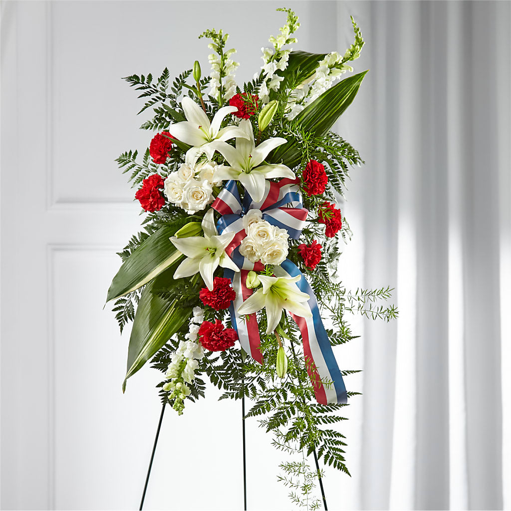Stars of Life Standing Spray – Broadway Gifts And Flowers, Farmington NM
