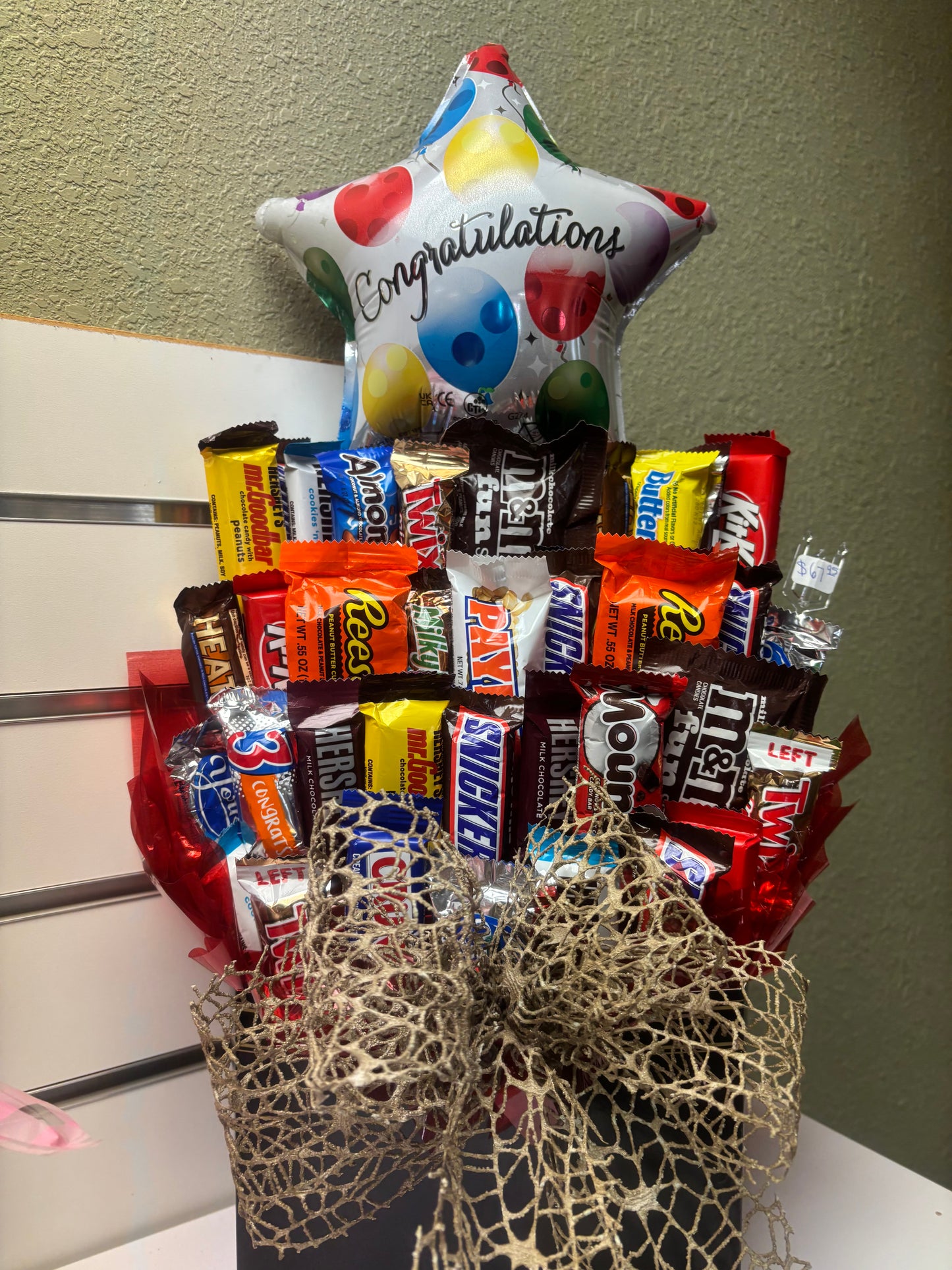 Large Congratulations Candy Bouquet