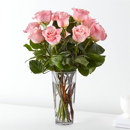 Long Stem Pink Rose Bouquet –  Broadway Gifts And Flowers, Farmington NM
