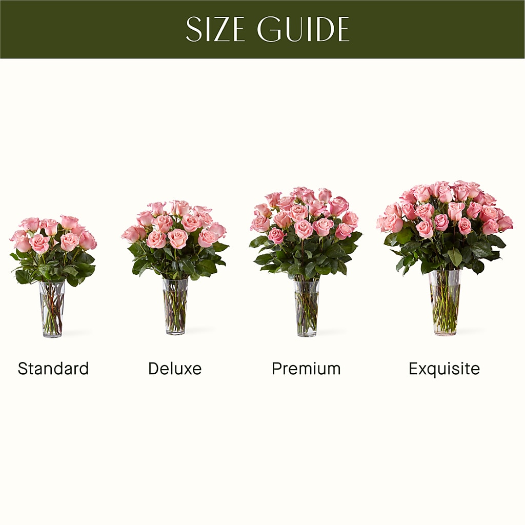 Long Stem Pink Rose Bouquet –  Broadway Gifts And Flowers, Farmington NM