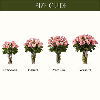 Long Stem Pink Rose Bouquet –  Broadway Gifts And Flowers, Farmington NM