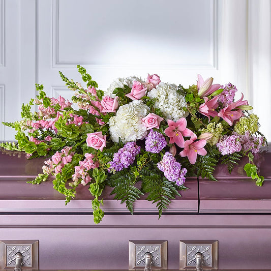 Life's Gratitude Casket Spray –  Broadway Gifts And Flowers, Farmington NM
