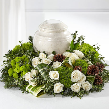 Precious Evergreen Cremation Adornment –  Broadway Gifts And Flowers, Farmington NM