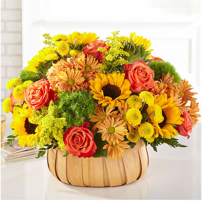 Harvest Sunflower Basket –  Broadway Gifts And Flowers, Farmington NM